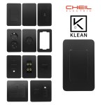 디아트 블랙 스위치 콘센트 커버 모음