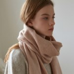 PASTEL KNIT MUFFLER_LIGHT PINK