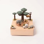 [우더풀라이프]City Wooden Music Box Safari