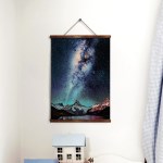 패브릭 풍경 포스터 야경 액자 은하수 F403