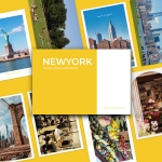 Newyork Travel 감성 인테리어 포스터 & 엽서 18장 패키지북