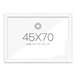 보석십자수액자 45x70 고급형 슬림 우드 화이트
