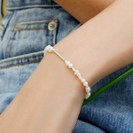 925 Silver Rara Freshwater Pearl Bracelet / 라라