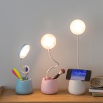 아이린 무선 포켓 연필꽂이 LED 스탠드_3colors