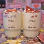 [커스텀/각인인쇄] 2P세트 러브라인 소큐트 스택컵 245ml