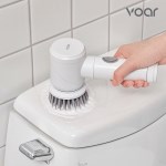 [보아르] 워시스핀C 화장실 무선 충전식 청소기 욕실 변기 전동 청소
