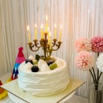 샹들리에초 생일 케이크 초 (7 color) 브라이덜샤워 파티 소품