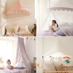 유아 침대 캐노피 커튼 아이방 꾸미기 지붕 텐트 어린이집