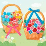 (미술샘) DIY 블링블링 꽃 바구니 카드 만들기