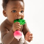 [올리앤캐롤] 천연소재 아기 치발기 장난감 - 라모나방울무