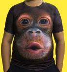 오랑우탄 티셔츠 원숭이쓸데없는선물 관종템 킹받는선물