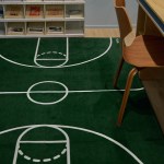 basketball 스타디움 생활방수 카페트 러그 (중형/대형)