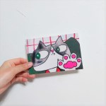 미스터 웱옹 엽서 포스터 고양이 카드