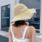 밀짚 버킷햇 여름 모자 수아 레이스 벙거지 2color