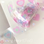 [지제스튜디오] Shining Heart(은박) 롤스티커