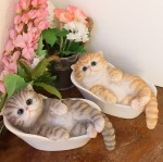 목욕하는 고양이 소품 장식품 인테리어 선물