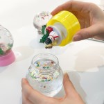크리스마스 스노우볼 만들기 워터볼 DIY 키트 세트 피규어 장식 소품