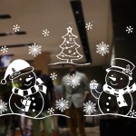NEW 크리스마스 창문 스티커 윈도우 시트지 (3.눈사람)