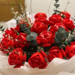 foo 특별한선물 DIY 블럭 장미 플라워 블록 꽃