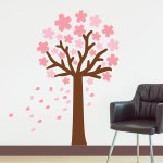 대형 봄날의 벚꽃나무 인테리어 스티커