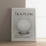 행운 복 들어오는 달항아리 풍수 인테리어 포스터 - Moon jar A3