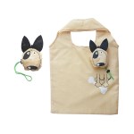 휴대용 장바구니 강아지 에코백 3개 포켓 숄더백