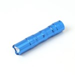 콤팩트 휴대용 LED 후레쉬 생활 방수 미니 손전등 블루 LED