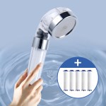 철물팩토리 욕실 여행용 컴팩트 샤워기 헤드+필터 5P 샤워 필터