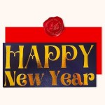 [구아빠스튜디오] Happy New Year Navy 돈봉투 카드