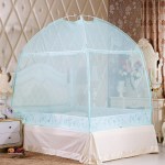 유니룸 돔형 모기장(135x200cm)(블루) / 침대모기장