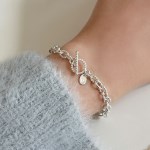 [92.5 silver] Twin bracelet (2 colors)