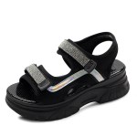 kami et muse Velcro strap platform sandals_KM24s139