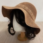 [애슬릿]밀짚 웨이브 벙거지 버킷햇 여름 모자