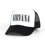 [ROCK AMERICA] ROCK MESH CAP (NIRVANA WHT+BLK) 너바나 메쉬캡