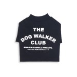 [MONCHOUCHOU] The Dog Walker Club Sleeve Tee for dog Black