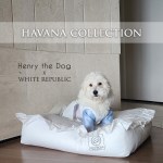 [헨리더독] 하바나 강아지 쿠션 커버 (솜별도) (LS,S,M,L,XL)