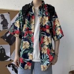 꽃무늬 바캉스 휴양지 하와이안 셔츠 5color 휴가 여름 꽃남방 남성
