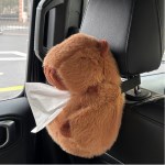 차량용 휴지 케이스 카피바라 티슈 각 곽 걸이 커버