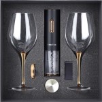 라헨느 리얼금 유니버셜 와인잔 2p+ 와인오프너 T-1000블랙 선물세트