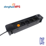 MPS 신형 슬림 매립콘센트 4구1USB - 반자동 커버 매립형 콘센트 빌