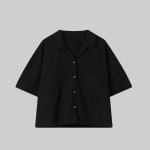 Short-Sleeved Shirt - Black