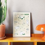 2025 달력(연력) : Lazy Cats Lazy Days (고양이 일러스트 캘린더)