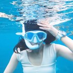스네프 디바 스노쿨링마스크세트 카멜레온 강화유리 프리다이빙용