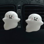 차량용 방향제 고스트 2p 송풍구 자석 석고 디퓨저