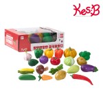 [캐스B]플레이 말랑말랑한음식모형 야채20p(2707)