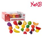 [캐스B]플레이 말랑말랑한음식모형 과일20p(2706)