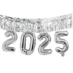 신년선물, 신년파티,연말파티2025 풍선 파티가랜드수술 실버세트2025