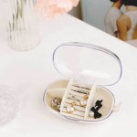실리콘 주얼리 통 악세서리 보관함 인테리어