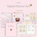 2025 MyPlanner_Pink (굿노트다이어리 & 스티커)