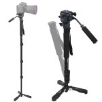 MT-837Q 카메라 스탠딩 모노포드 + VD-605 비디오 헤드 SET